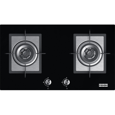 Gas hob JZT-FG7222 Black glass 2 burner