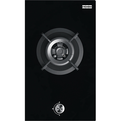 Gas hob FGH3116 Domino glass 1 burner NG