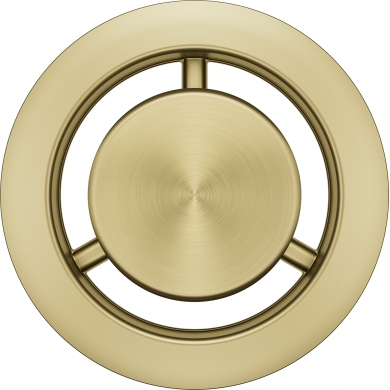 Round Ceramic PVD overflow BFK Gold