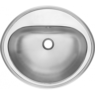 OV1619-6-3 Vanity with ledge, overflow